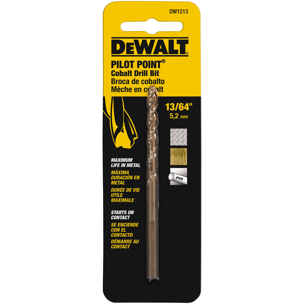 Product image for B&D DW1213 13/64IN COBALT PILOT POI