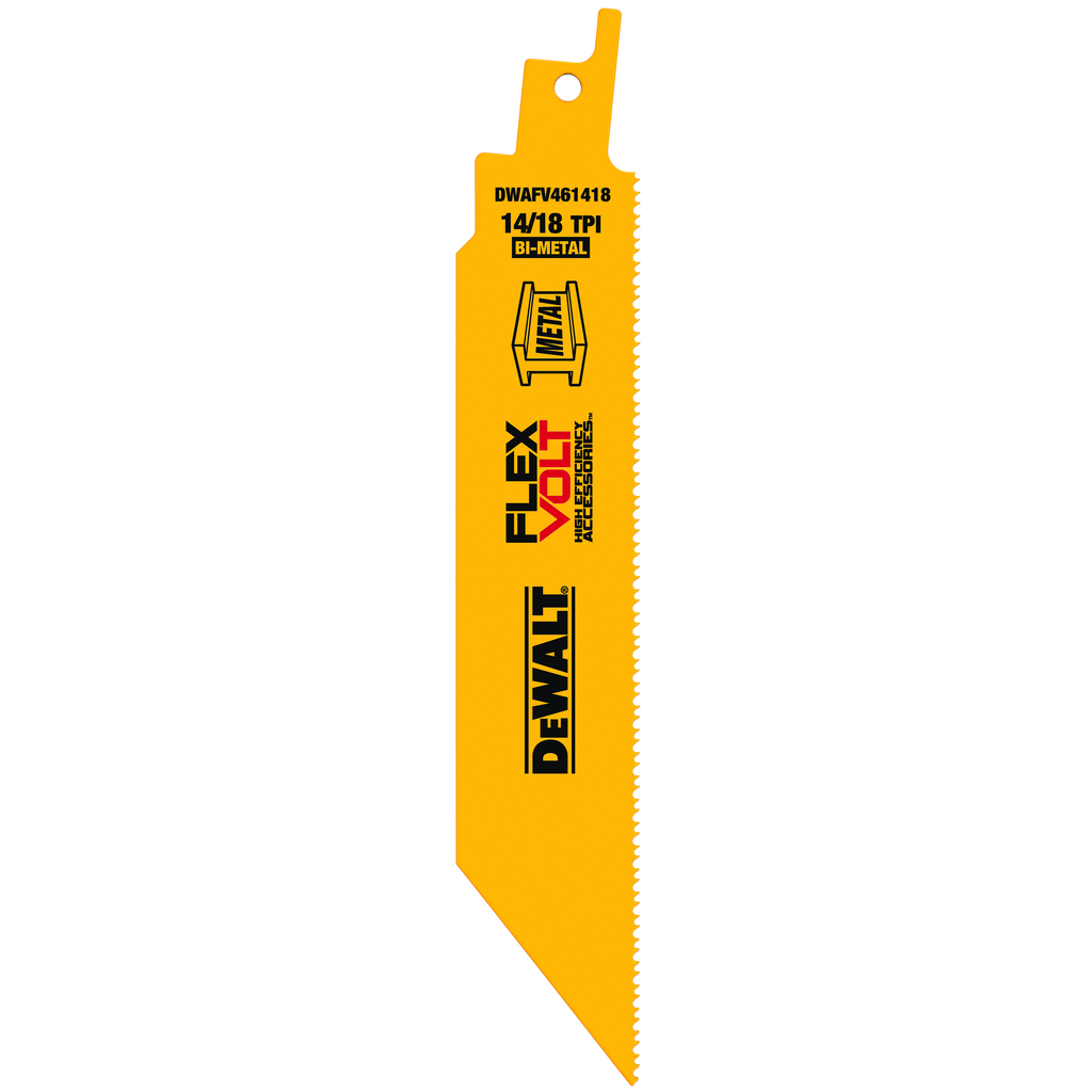 Product image for DeWalt DWAFV461418 DeWalt 6" 14/18TPI Metal Recip Blade 5PK