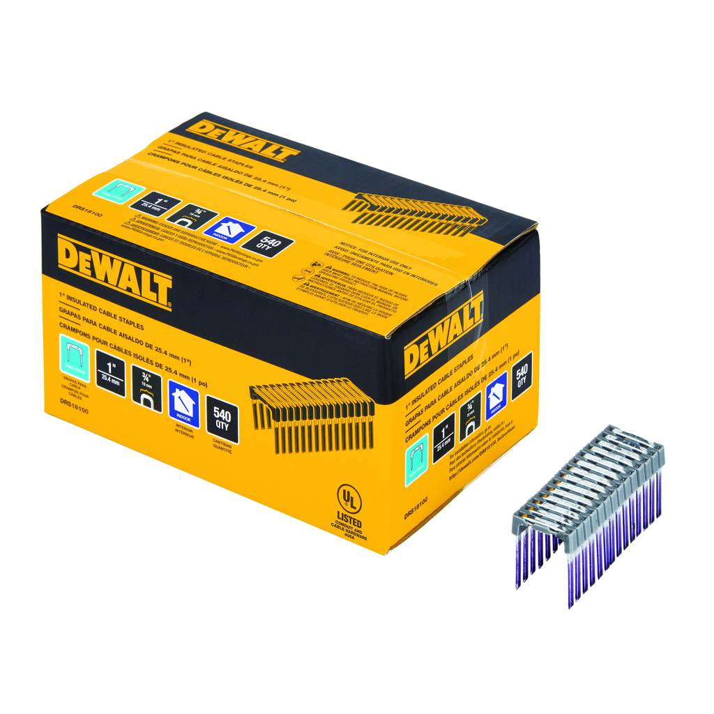 DeWalt DRS18100 1" Insulated Cable Staples Viking Electric