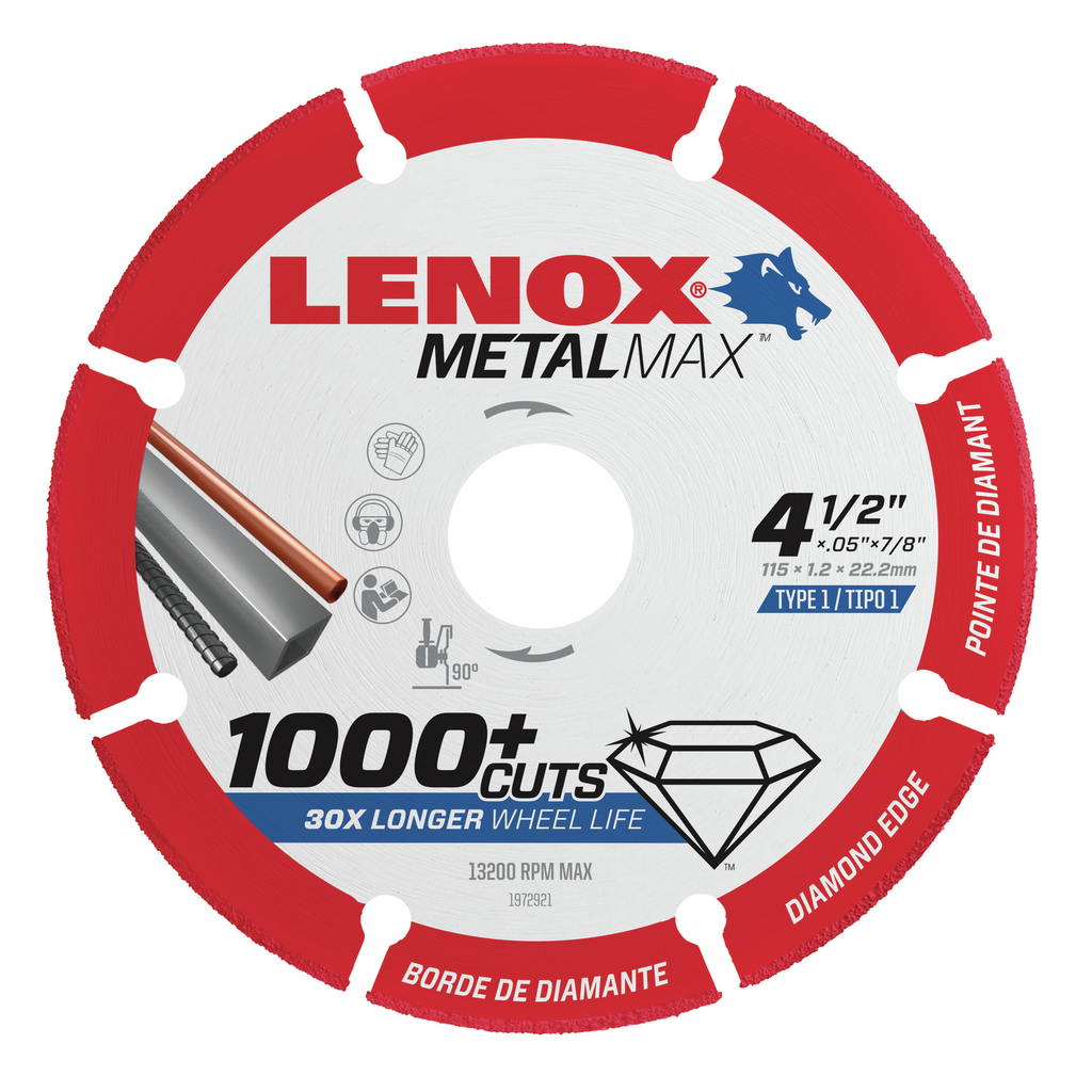 Product image for LEN 1972921 LENOX DIAM CUTOFF WHEEL