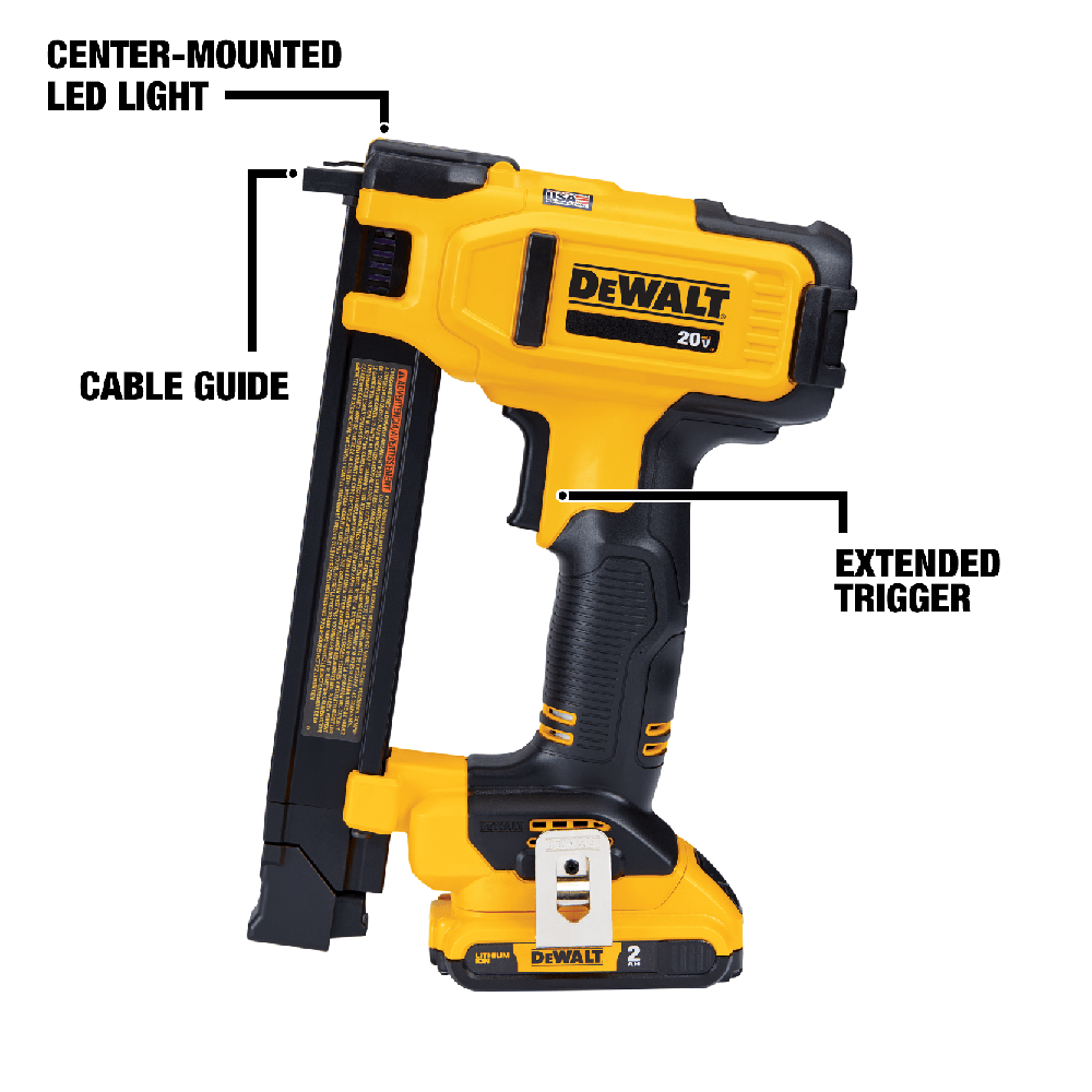 DeWalt DCN701D1 20V MAX Cordless Cable Stapler Kit Viking Electric