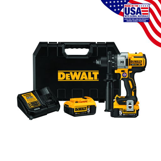 DCD991P2 - 20V MAX XR LITHIUM ION BRUSHLESS 3-SPEED DRILL/DRIVER KIT