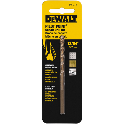 Product image for B&D DW1213 13/64IN COBALT PILOT POI