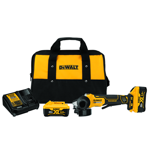 20V MAX XR Brushless Paddle Switch Small Angle Grinder 4.5-in (115 mm) with Kickback Brake Kit