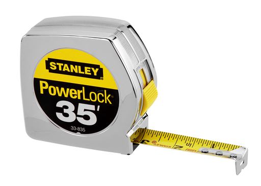 35 Ft. x 1 In. Chrome Case PowerLock® Classic Tape Rule
