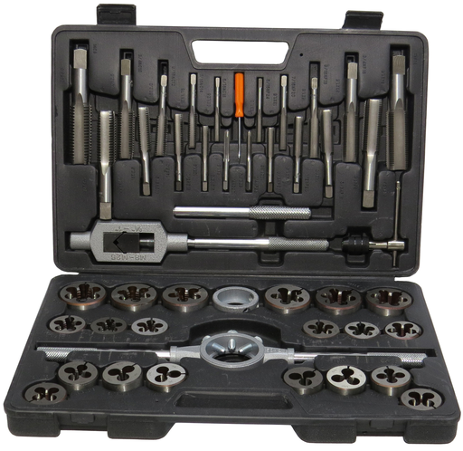 1/4-1" Carbon Steel NC and NF Tap and Die Set, DWT45PC-SET