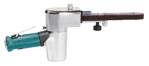 Dynafile II Abrasive Belt Tool, for Non-Woven Nylon Belts - .5 hp, 7 Degree Offset, 20,000 RPM, Front Exhaust, for 1/4"-3/4" W x 18" L (6-19 mm x 457 mm) Belts