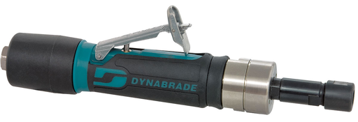 .4 hp Straight-Line Die Grinder - 3,200 RPM, Planetary-Geared, Rear Exhaust, 1/4" & 6 mm Collets, Extended Muffler