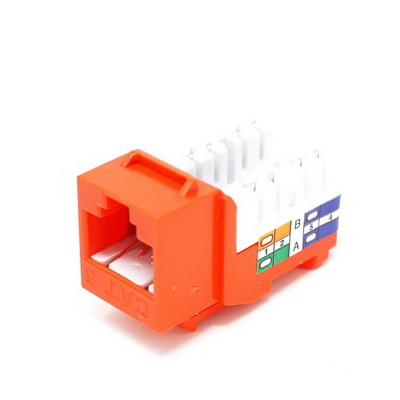 Mayer-DDS-CAT6 HD DATA JACK MODULE ORANGE-1