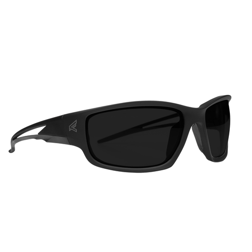 Kazbek Torque - Matte Black Frame with Red E Logo / Polarized Smoke Vapor Shield Lenses