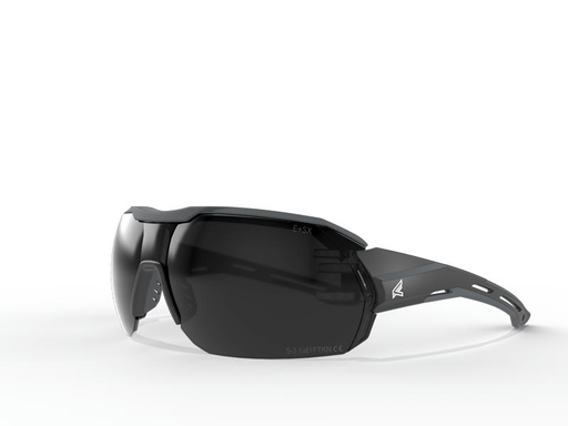 Kabru - Black Frame with Gray TPR / Vapor Shield Smoke Lenses