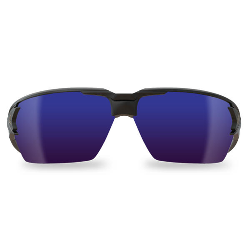 Pumori - Black Frame / Aqua Precision Blue Mirror Lenses
