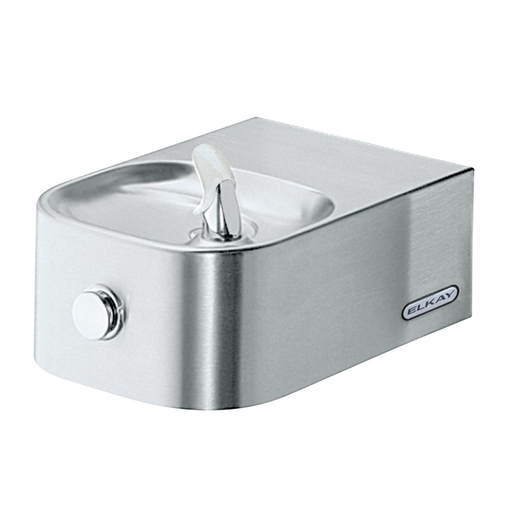 Elkay Soft Sides Single Fountain Non-Filtered Non-Refrigerated, Freeze Resistant Stainless, Stainless Steel