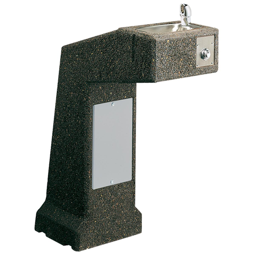 Elkay Outdoor Stone Fountain Pedestal Non-Filtered, Non-Refrigerated Freeze Resistant, Stone Aggregate