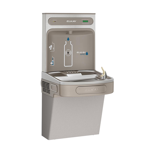 Elkay ezH2O Bottle Filling Station with Single ADA Cooler, Filtered Refrigerated Light Gray, Light Gray Granite
