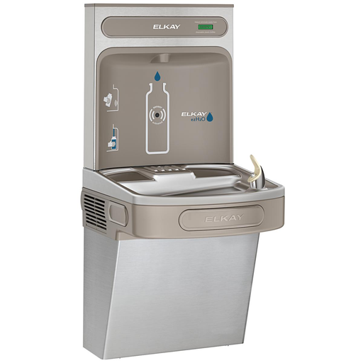 Elkay ezH2O Bottle Filling Station with Single ADA Cooler, Non-Filtered Non-Refrigerated Stainless, Stainless Steel
