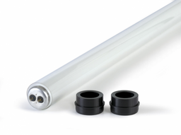 EPCO 17060 Clear T12 4 Foot Tube Guard with Black End Caps