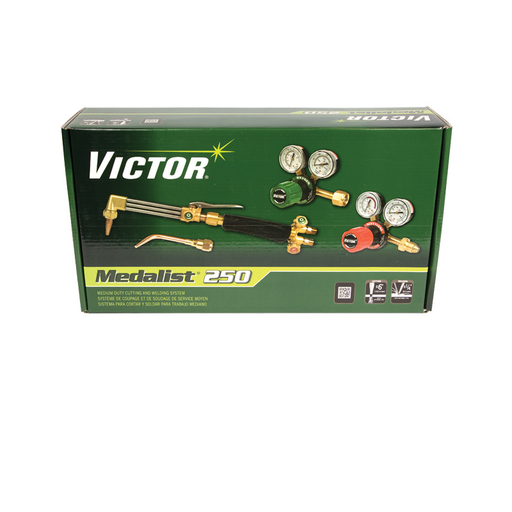 Victor®Model G250 Medalist® Medium Duty Acetylene Cutting/Welding Outfit CGA-540/CGA-300 With CA411-3