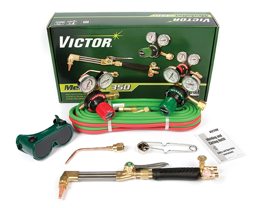 Victor®Model G350 Medalist® Medium - Heavy Duty Acetylene Cutting/Welding Outfit CGA-540/CGA-510 With CA411-1
