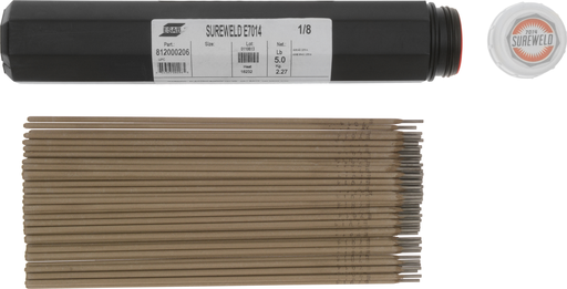 ESAB® Sureweld 7014 1/8" X 14" Stick Electrodes, 5#VALPAK