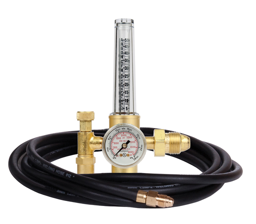 Victor®Model HRF1480-580-CS Cutskill® Light Duty Argon And Carbon Dioxide Single Stage Regulator, CGA-580 With 10' Hose