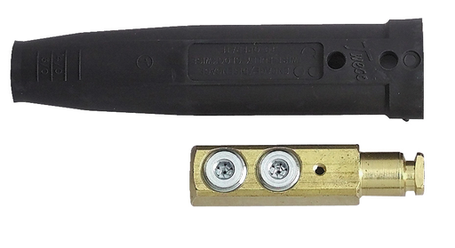 Tweco® #4 Cable Connector Male Only, 4MPC, Package of 2