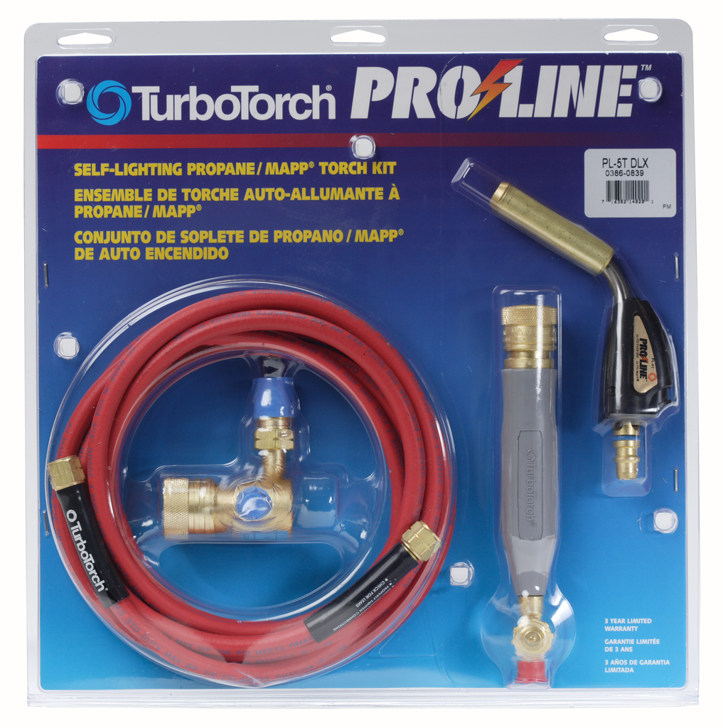 TURBOTORCH® PROLINE™ SELF LIGHTING TORCH KIT, PL5TDLX Torch Kit Swirl
