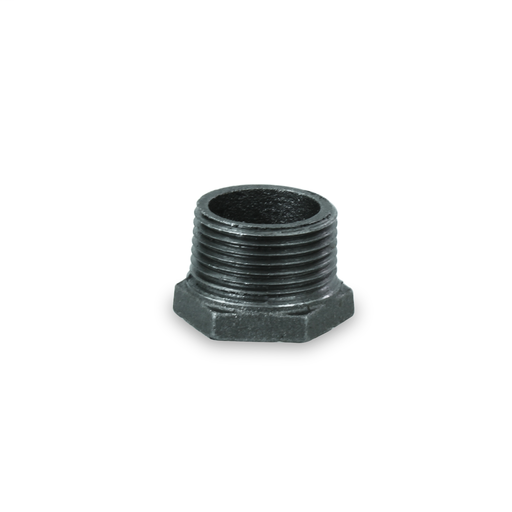 1/4" X 1/8" Black Hex Bushing