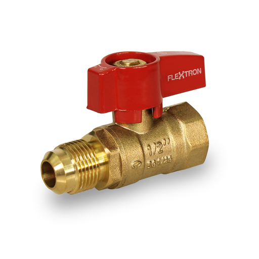 1/2" FIP x 1/2" Flare Gas Ball Valve