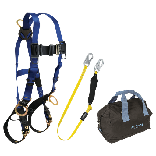 Harness and Lanyard 3-pc Kit Including Medium Storage Bag (7018, 8256LT, 5006MP)