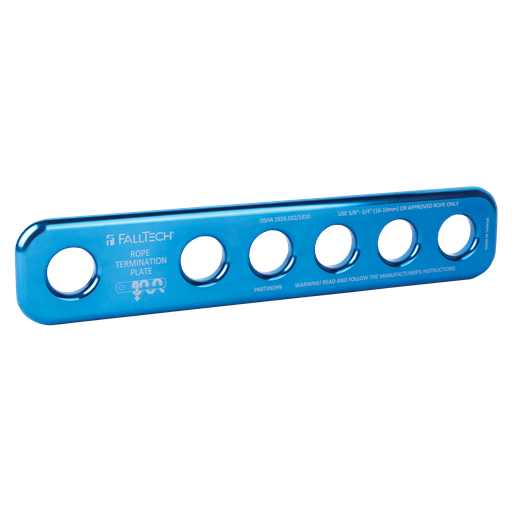 10" Rope Termination Plate, Aluminum Alloy