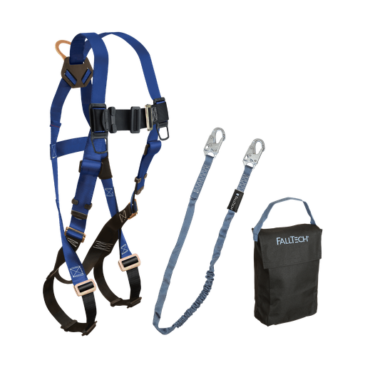 Harness and Lanyard 3-pc Kit Including Small Storage Bag (7015, 8259, 5005P)