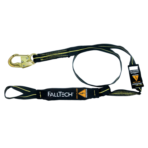 4' Arc Flash Energy Absorbing Lanyard, Single-leg with Choke-loop