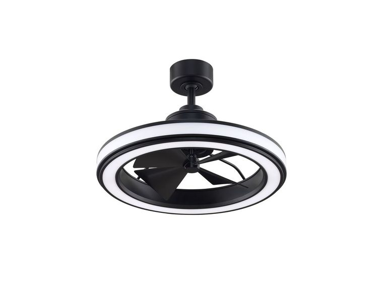 Product image for Gleam 16" Ceiling Fan w/ LED Light Kit - Black