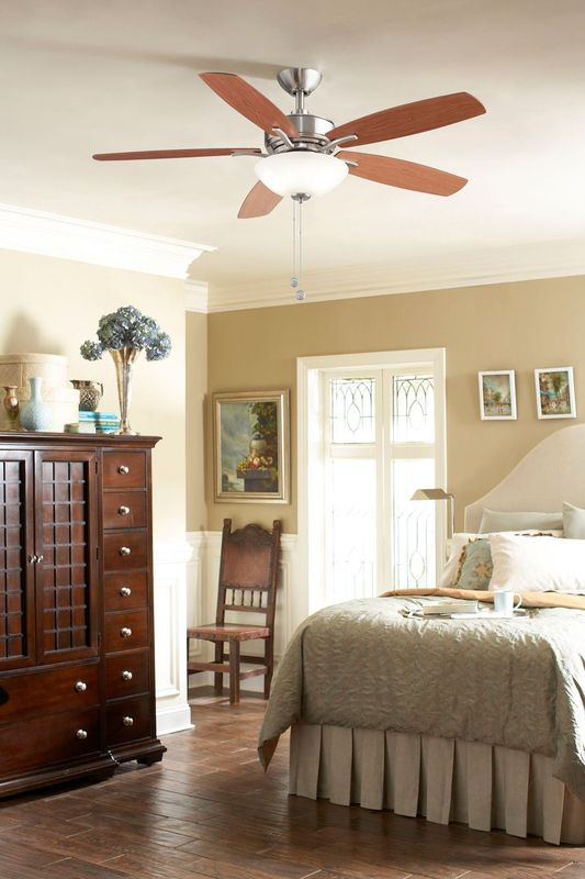 Aire Deluxe - 52 inch - BN with LED Bowl LK