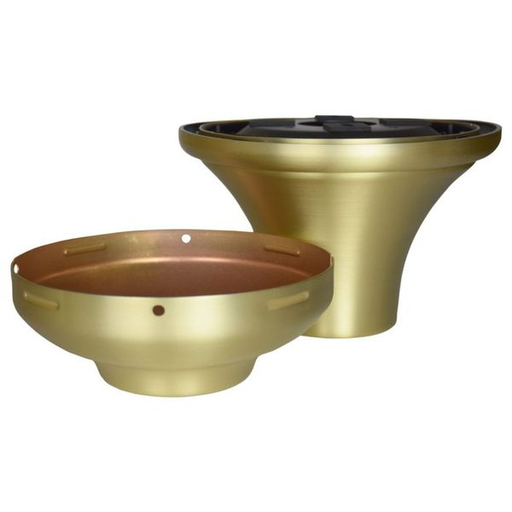 Product image for Wet Rated Close to Ceilng Kit - Brushed Satin Brass