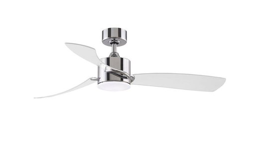 Product image for SculptAire 52" Ceiling Fan w/ LED Light - Chrome