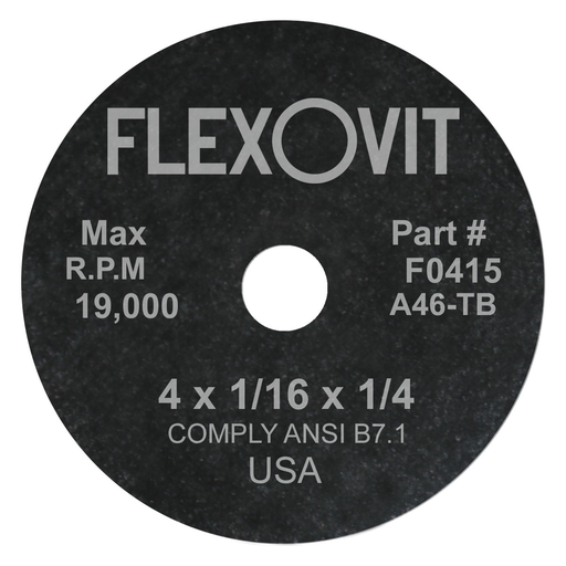 FLX WHEEL 4X1/16X1/4 A46T CUTOFF