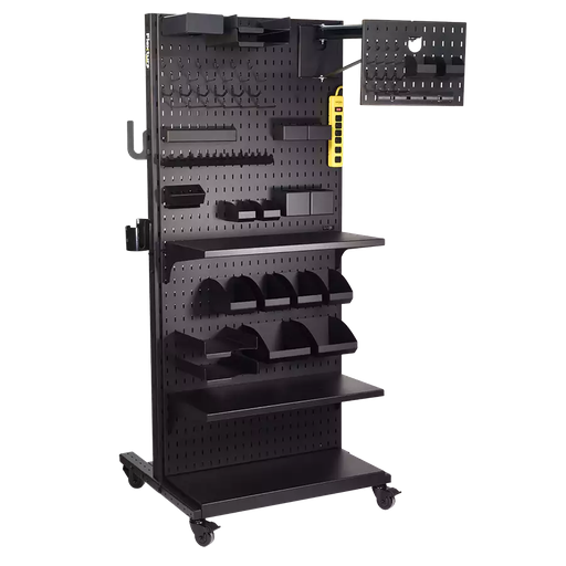 4 Panel Mobile Tool Board with 71 Piece Accessory Kit
