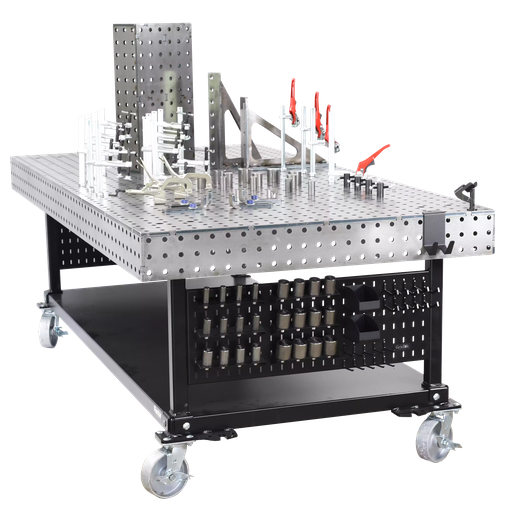48" x 96" x 6" Welding Table with 95 Piece Fixturing Kit