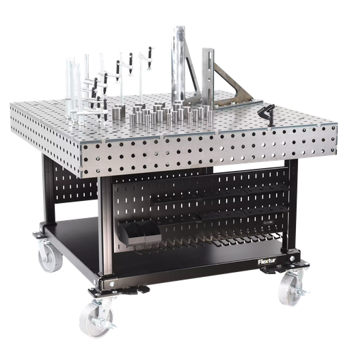 48" x 48" x 6" Welding Table with 57 Piece Fixturing Kit