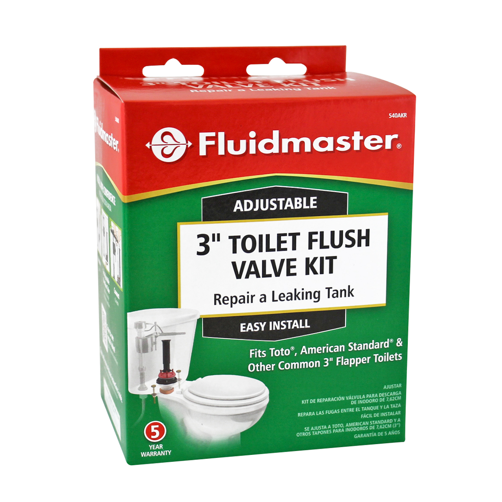 Adjustable Toilet 3” Flush Valve Kit