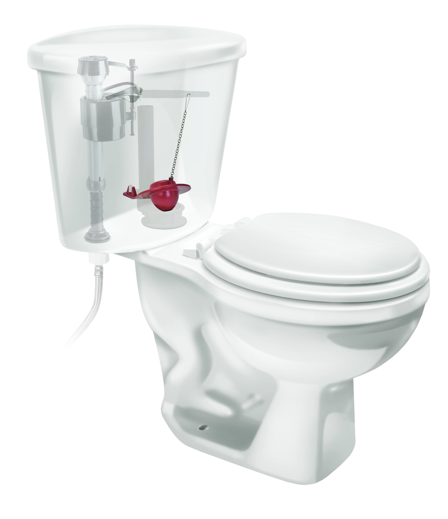 Universal Chlorine-Resistant Heavy Duty 2” Flapper w/ Pipe Adapter