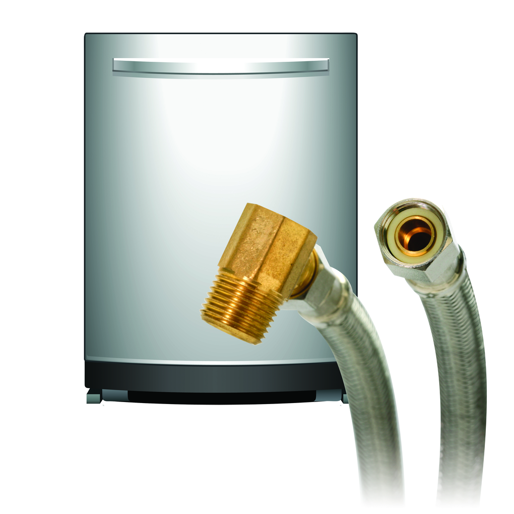 Braided Stainless Steel Flexible Dishwasher Connector 60 IN