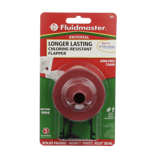 Universal Longer Lasting Chlorine-Resistant 2” Flapper (Best for 3.5 GPF+)
