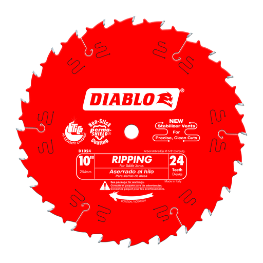 10 in. x 24 Tooth Ripping Saw Blade
