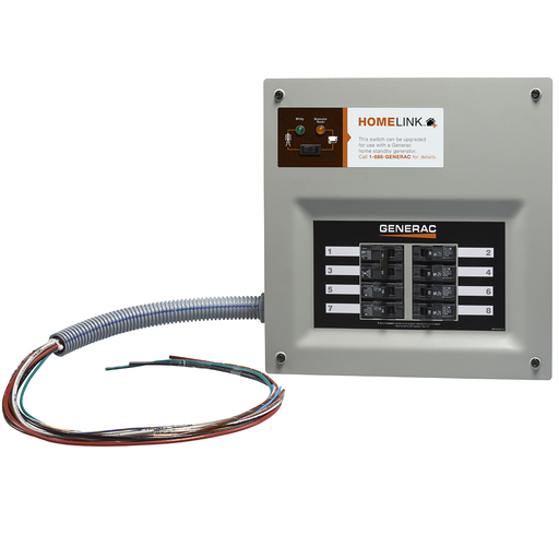 HomeLink Upgradeable 30 Amp Manual Transfer Switch