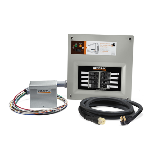 9855 - 50 Amp HomeLink MTS Kit (alum PIB), 10-16 circuits, flush or surface mount, NEMA 1