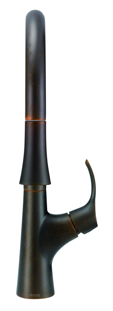 Antioch 1H Pull-Down Kitchen Faucet w/ Snapback 1.75gpm Tumbled Bronze