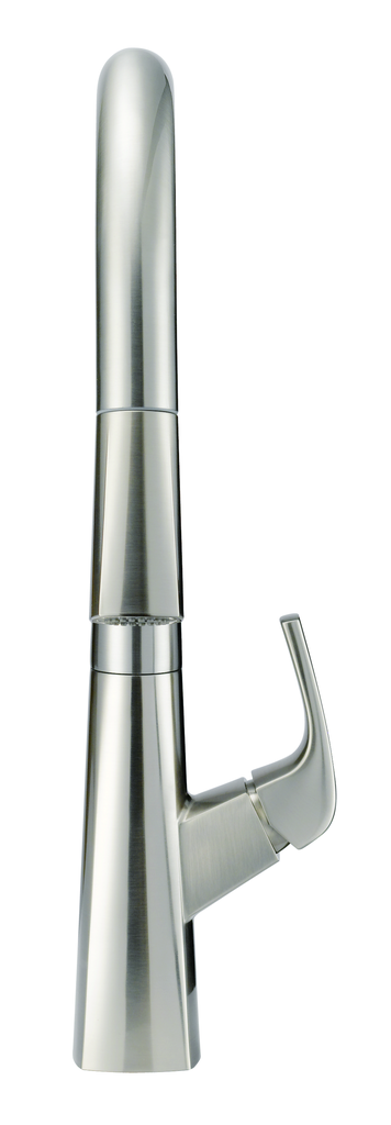 Vaughn 1H Kitchen Pull-Down Kitchen Faucet w/ SnapBack and Dock Force 1.75 gpm Stainless Steel